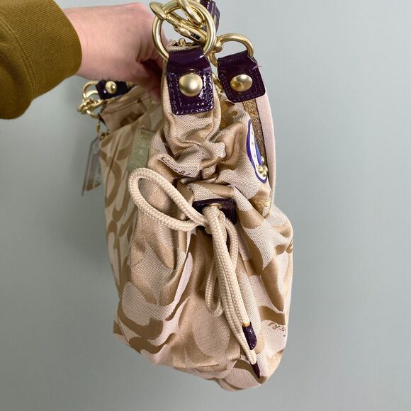 Coach Poppy Jazzy Bag Purse Signature C Canvas Graffiti Shoulder Crossbody 15311 - Picture 7 of 16